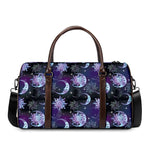 Galaxy Celestial Sun And Moon Print Duffle Bag