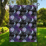 Galaxy Celestial Sun And Moon Print Garden Flag