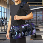 Galaxy Celestial Sun And Moon Print Gym Bag