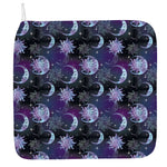 Galaxy Celestial Sun And Moon Print Hand Towel