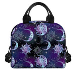 Galaxy Celestial Sun And Moon Print Insulated Lunch Bag