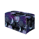 Galaxy Celestial Sun And Moon Print Leather Tissue Box Cover