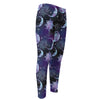 Galaxy Celestial Sun And Moon Print Men's Compression Pants