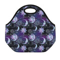 Galaxy Celestial Sun And Moon Print Neoprene Lunch Bag
