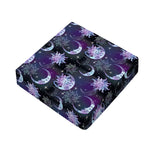 Galaxy Celestial Sun And Moon Print Outdoor Seat Cushion Cover