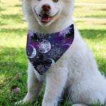 Galaxy Celestial Sun And Moon Print Over The Collar Dog Bandana