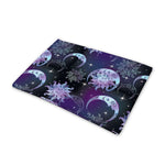 Galaxy Celestial Sun And Moon Print Pet Cooling Mat Cover