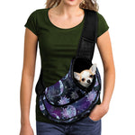 Galaxy Celestial Sun And Moon Print Pet Sling Carrier