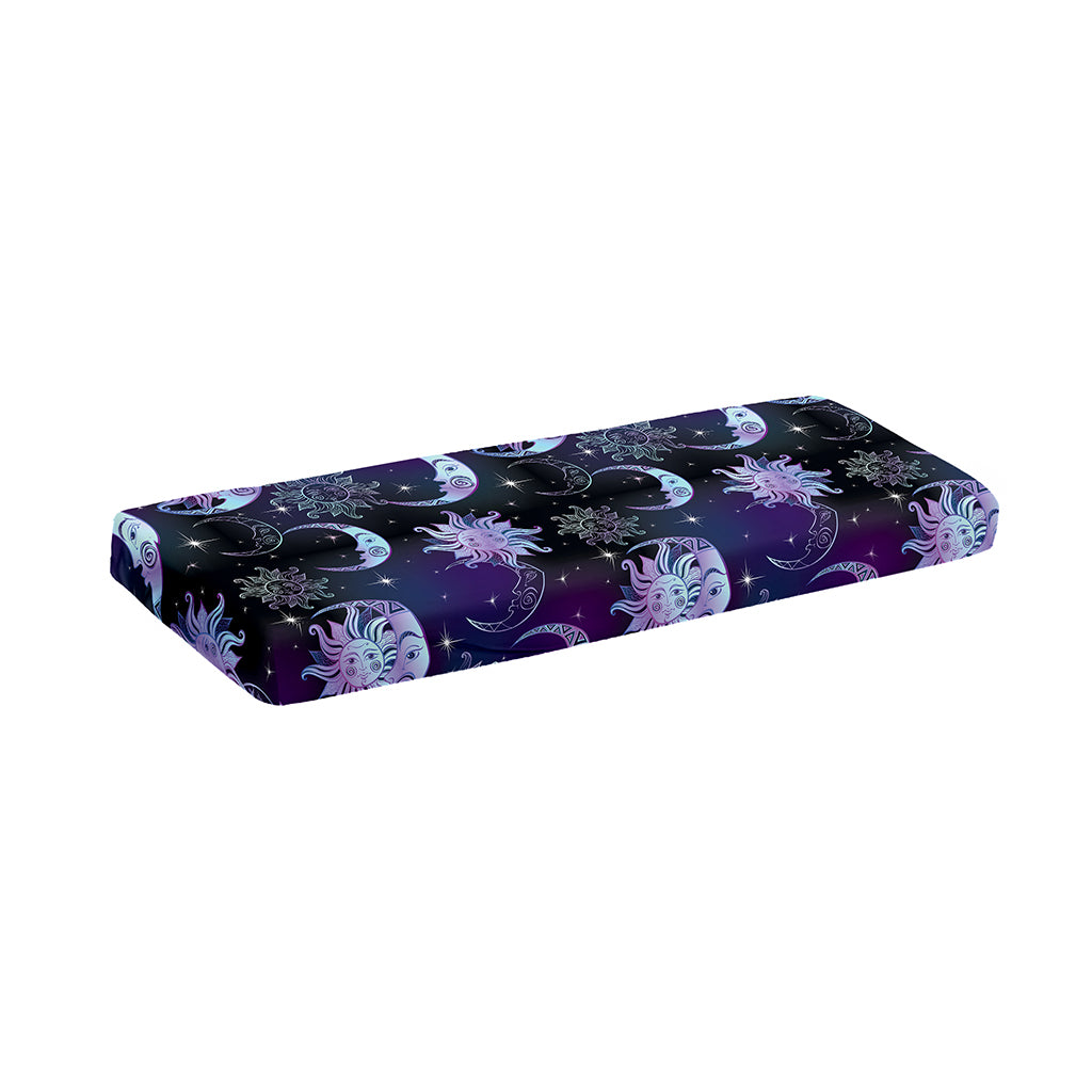 Galaxy Celestial Sun And Moon Print Piano Keyboard Cover