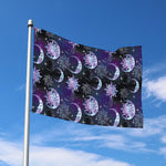 Galaxy Celestial Sun And Moon Print Polyester Flag