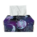 Galaxy Celestial Sun And Moon Print Rectangle Tissue Box Cover