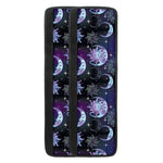 Galaxy Celestial Sun And Moon Print Refrigerator Handle Covers