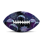 Galaxy Celestial Sun And Moon Print Rugby Ball