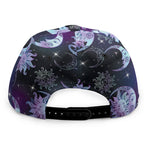 Galaxy Celestial Sun And Moon Print Snapback Cap