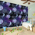 Galaxy Celestial Sun And Moon Print Wall Sticker