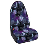 Galaxy Celestial Sun And Moon Print Waterproof Car Seat Cover
