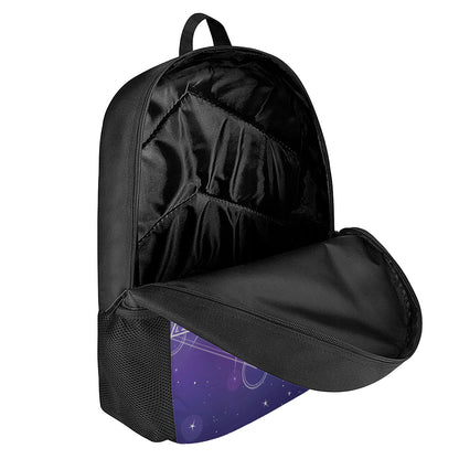 Galaxy Eye of Providence Print 17 Inch Backpack