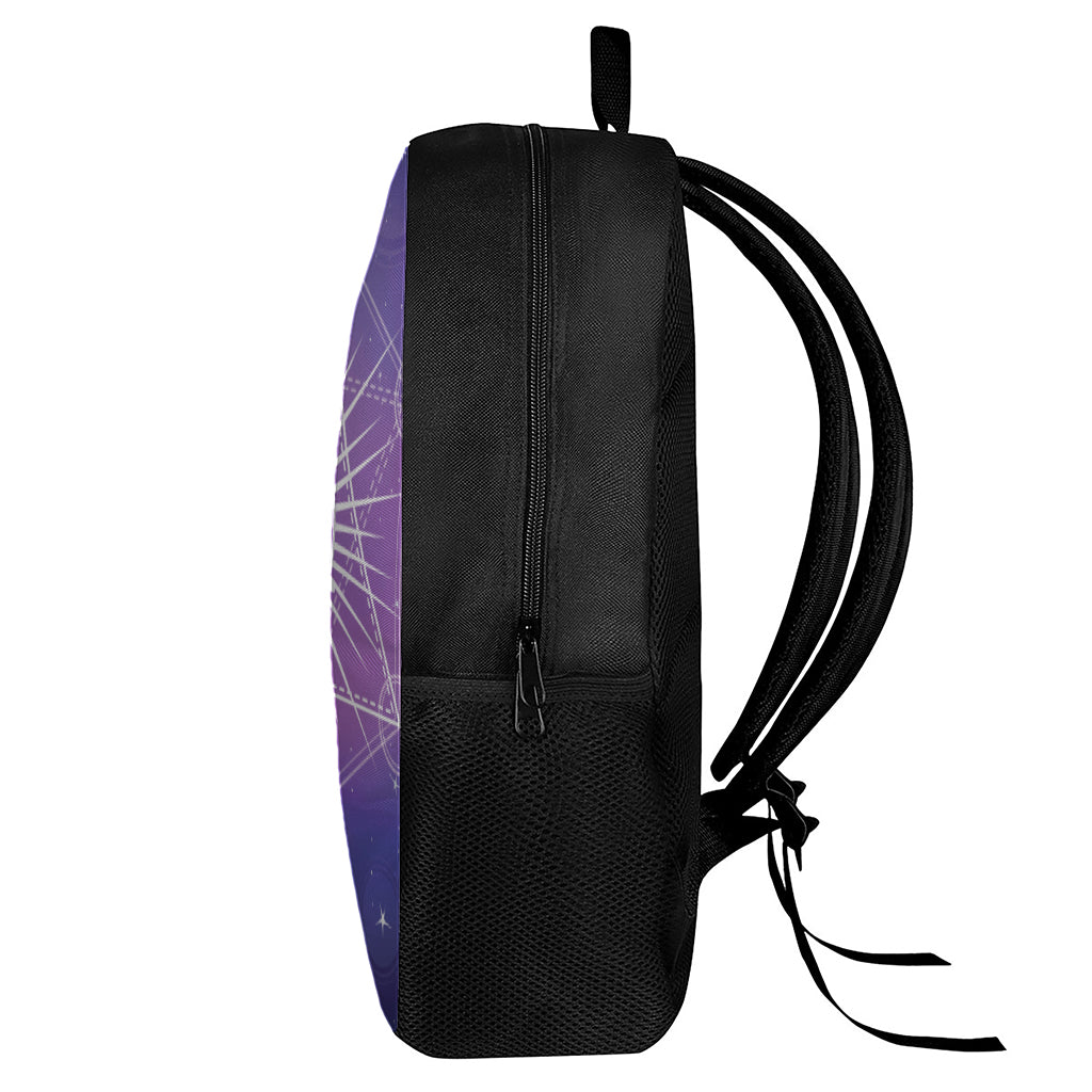 Galaxy Eye of Providence Print 17 Inch Backpack