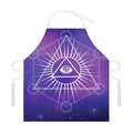 Galaxy Eye of Providence Print Adjustable Apron