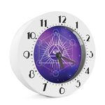Galaxy Eye of Providence Print Alarm Clock