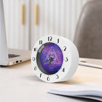 Galaxy Eye of Providence Print Alarm Clock
