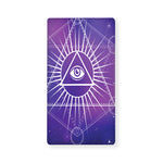 Galaxy Eye of Providence Print Baby Crib Sheet