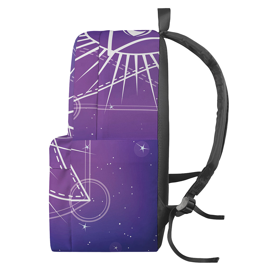 Galaxy Eye of Providence Print Backpack