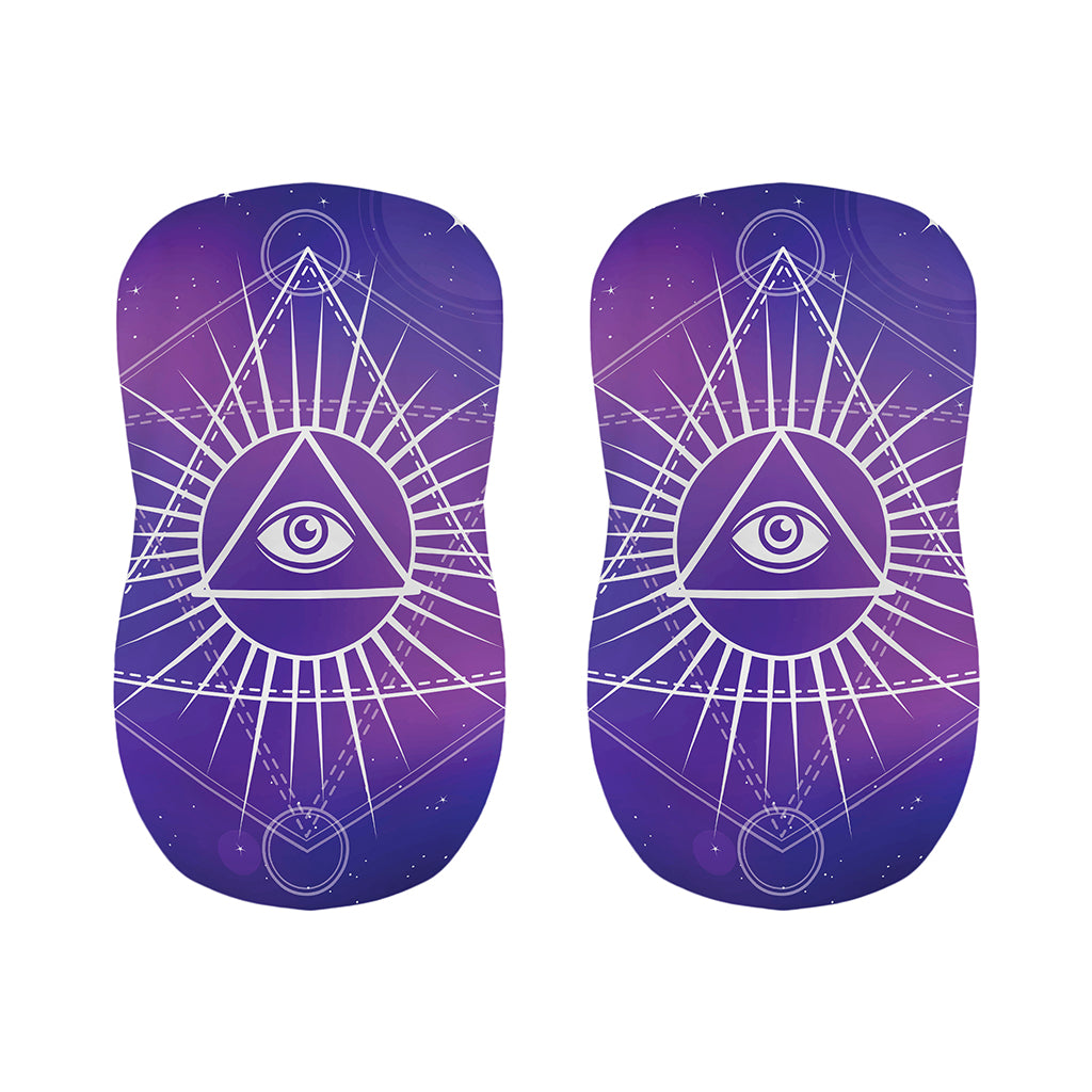 Galaxy Eye of Providence Print Bar Stool Covers