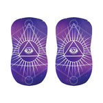 Galaxy Eye of Providence Print Bar Stool Covers