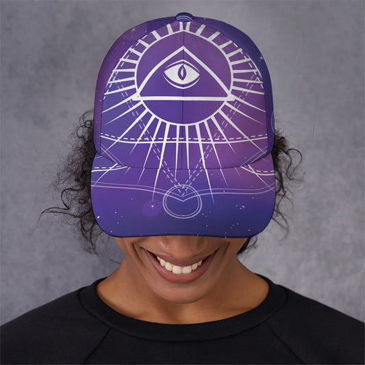 Galaxy Eye of Providence Print Baseball Cap