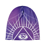 Galaxy Eye of Providence Print Beanie