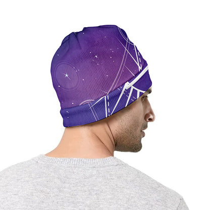 Galaxy Eye of Providence Print Beanie