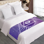 Galaxy Eye of Providence Print Bed Runner