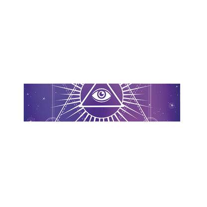 Galaxy Eye of Providence Print Bed Runner