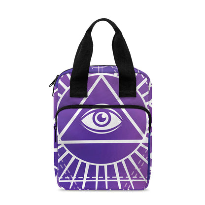 Galaxy Eye of Providence Print Bible Tote Bag