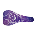 Galaxy Eye of Providence Print Bicycle Seat Cover