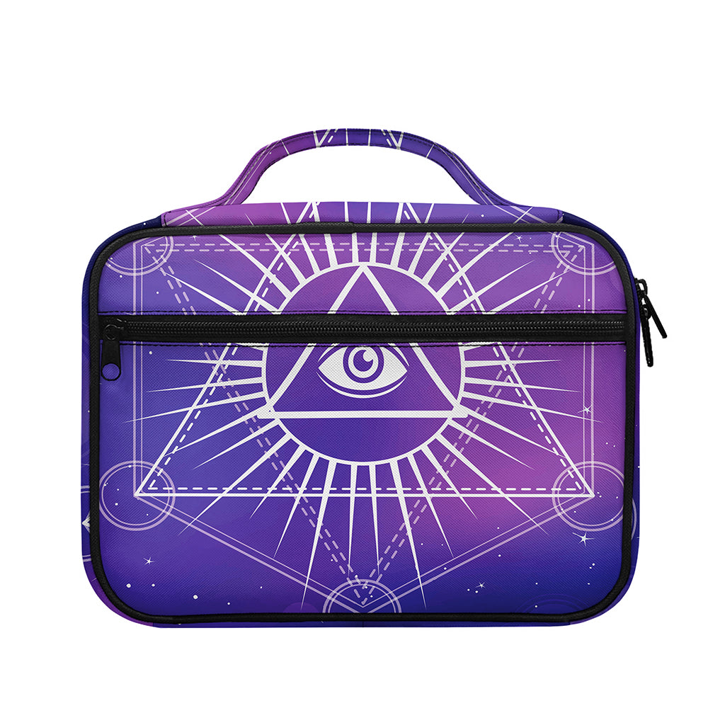 Galaxy Eye of Providence Print Briefcase Bible Bag