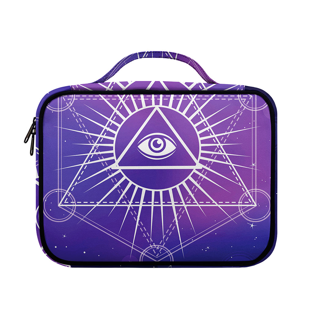 Galaxy Eye of Providence Print Briefcase Bible Bag