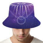 Galaxy Eye of Providence Print Bucket Hat