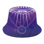 Galaxy Eye of Providence Print Bucket Hat