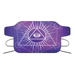 Galaxy Eye of Providence Print Car Windshield Snow Cover