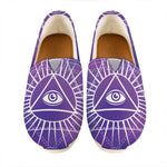 Galaxy Eye of Providence Print Casual Shoes