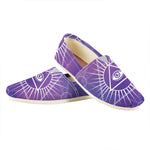 Galaxy Eye of Providence Print Casual Shoes