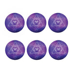 Galaxy Eye of Providence Print Coaster Set