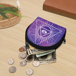 Galaxy Eye of Providence Print Coin Purse