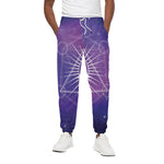 Galaxy Eye of Providence Print Cotton Pants