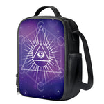 Galaxy Eye of Providence Print Crossbody Lunch Bag