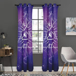 Galaxy Eye of Providence Print Curtain