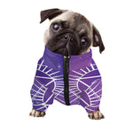 Galaxy Eye of Providence Print Dog Zip Up Jacket