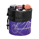 Galaxy Eye of Providence Print Drawstring Makeup Bag